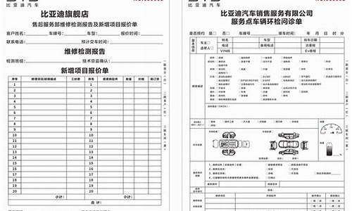 汽车报价单分析_汽车报价单内容